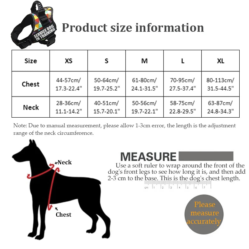 Harnais personnalisé en nylon K9 pour chien, TotalCommerceBusinessEnLigne